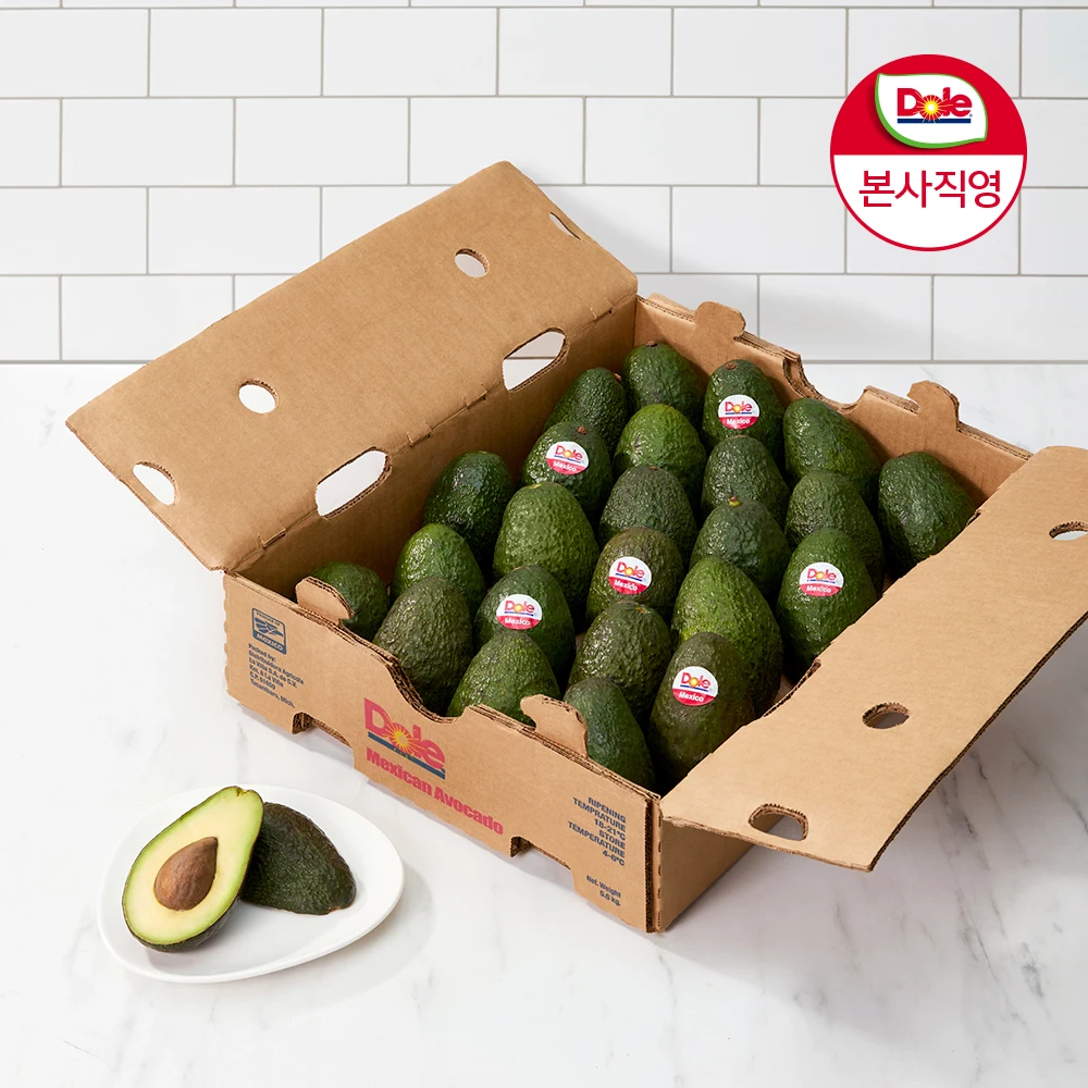 도일 직영몰 아보카도 대과 24개 1박스 5.5kg…